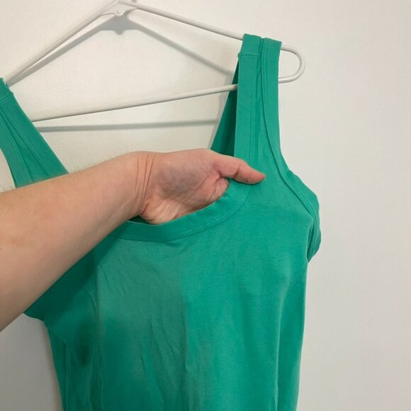 YITTY FABLETICS Body Butter Tank Dress Solid Aqua Seafoam Green Fitted Mini XXL - Picture 9 of 16